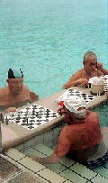 Chess at the spa