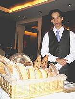 Guy Savoy's Gregory with bread cart