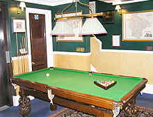 The London Outpost of Bovey Castle snooker room 