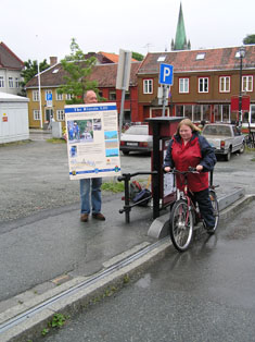 Trondheim bicycle lift