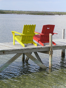 Two Chairs await you on the pier