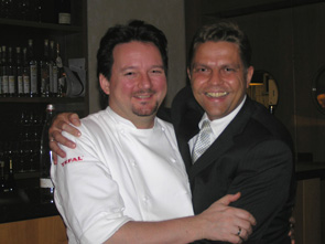 Chef Kolja Kleeberg and Sommelier Henrik Canis of VAU in Berlin, Germany