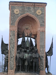Statue at Taksim Square
