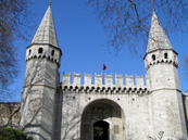 Topkapi Palace entrance gate - Istanbul, Turkey 