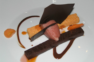 Alberto K - Copenhagen, Denmark - Radisson SAS Royal Hotel - chocolate hibiscus with carrot and orange