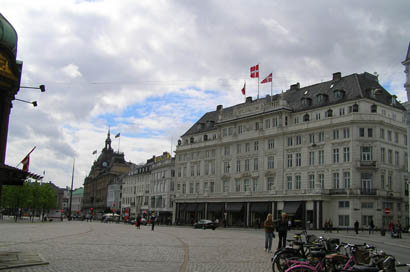 Cobblestone Streets in Copenhagen, Denmark 