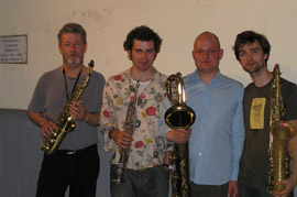 The Saxopaths at Copenhagen Jazz House, Denmark