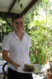 Martinique Le Belle Epoque Sabrina serving duck
