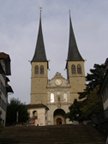 Lucerne, Switzerland - Hof Church