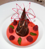 The Earl of Thomond Restaurant, Dromoland Castle Hotel & Country Estate, County Clare, Ireland - chocolate dessert