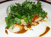 The Earl of Thomond Restaurant, Dromoland Castle Hotel & Country Estate, County Clare, Ireland - Scallops
