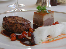 Chef Phillip Brazil - Sheen Falls Lodge, Kenmare, County Kerry, Ireland - Pork Dish