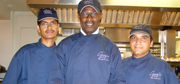 Owner/Chef Colin Lloyd and his team of Greg's Steakhouse, Hamilton, Bermuda