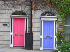 Colorful Doors of Dublin, Ireland