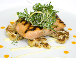 The Saddle Room, The Shelbourne Hotel, Dublin, Ireland - Gin and Tonic Grilled Salmon