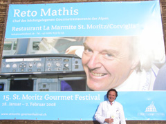 Chef Reto Mathis Promoting St. Mortiz Gourmet Festival