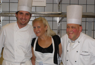 Debra at the Kitchen Party during St. Moritz Gourmet Festival