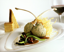 Chef Andreas Mayer of Restaurant MAYER's in Austria - Veal Crepinettes