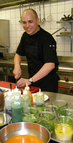 Chef Bjorn A. Panek of Gabriele Restaurant, Hotel Adlon Kempinski, Berlin, Germany