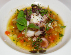 Seafood Escabeche - Chef Marco Baudone, le Rouge, Stockholm, Sweden