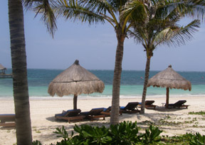 Ceiba del Mar Beach & Spa Resort, Riviera Maya, Mexico - Beach View