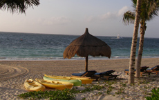 Ceiba del Mar Beach & Spa Resort, Riviera Maya, Mexico - Kayaks on the Beach