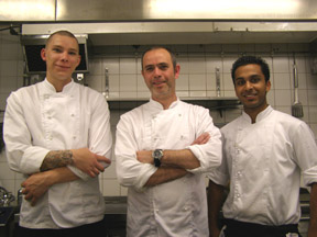The Chefs Team at the Restaurant at Torekov Hotell, Torekov, Sweden