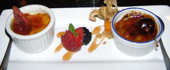L'Avalanche Restaurant - Bistro Lounge in Mont-Tremblant, Canada - Creme Brulee Duo