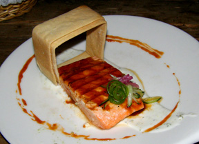 Salmon - La Purificadora Restaurant, Puebla, Mexico
