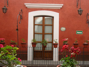 Casona de la China Poblana, Puebla, Mexico - Entrance to Guestroom