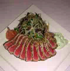 Sesame Crusted Tuna - 75 Main Restaurant Lounge Club, Southampton, Long Island, New York