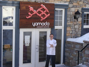 Chef Philippe Lavaud of Restaurant Yamada, Mont-Tremblant, Canada