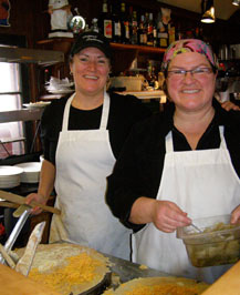 Chef Lorraine Schmuck & Chef Catherine Schmuck of Creperie Catherine, Mont-Tremblant, Canada - Photo by Luxury Experience