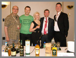 Debra Argen, Paul Pacult, Liam Donegan, John Cashman, John Ross - Irish Whiskey Legends - TOC 2011 - Photo by Luxury Experience