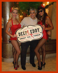 Edward Nesta and The Deep Eddy Girls at TOC 2011 - Photo by Luxury Experience
