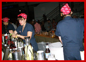 Rosie the Riverers Bartenders at Swinging '40s Shore Leave Ball - TOC 2011 - Photo by Luxury Experience