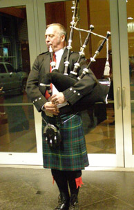Bagpipes at Whisky Live New York - Photo by Luxury Experience