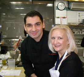 Chef Christophe Bellanca and Debra Argen - New York Culinary Experience - Photo by Luxury Experience