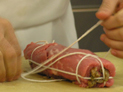 Tying Braciole - Executive Chef Mark Ladner - New York Culinary Experience - Photo by Luxury Experience