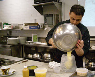 Chef Salvatore Martone at work - New York Culinary Experience - Photo by Luxury Experience