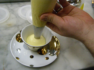 Piping the Mousse - New York Culinary Experience - Photo by Luxury Experience