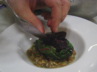 Toasted Green Wheat and Warm Beets - New York Culinary Experience - Photo by Luxury Experience
