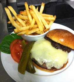 Burger with Onion Jam - Parlour at Roger Hotel New York - photo by Luxury Experience
