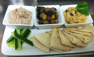 Mediterranean Mezze - Parlour at Roger Hotel New York - photo by Luxury Experience