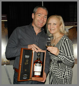 Debra with Midleton Barry Crokett Legacy Irish Whiskey  - Photo by Luxury Experience
