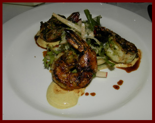 Grilled Shrimp - Artisan Restaurant, Southport, CT - photo by Luxury Experience
