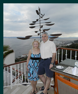 Debra Argen and Edward Nesta at- Grand Miramar Puerto Vallarta, Mexico - photo by Luxury Experience