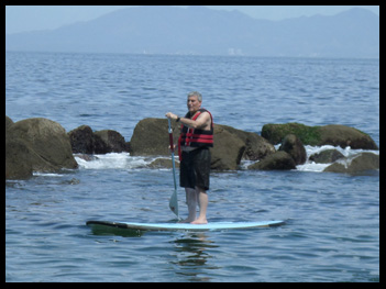 Paddleboard - Edward Nesta - Costa Sur Resort - Puerto Vallarta, Mexico - photo by Luxury Experience