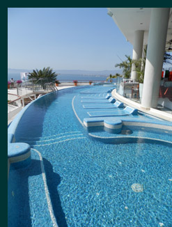 Pool at Reception area Grand Miramar Puerto Vallarta, Mexico - photo by Luxury Experience