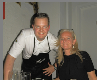 Chef Fredrick Andersson and Ami Hovstadius - Photo by Luxury Experience-